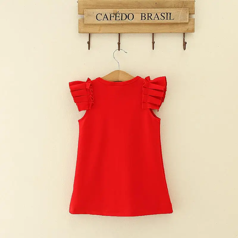 Детское платье для девочек принцессы в полоску с оборками и бантом 2018 вечерние