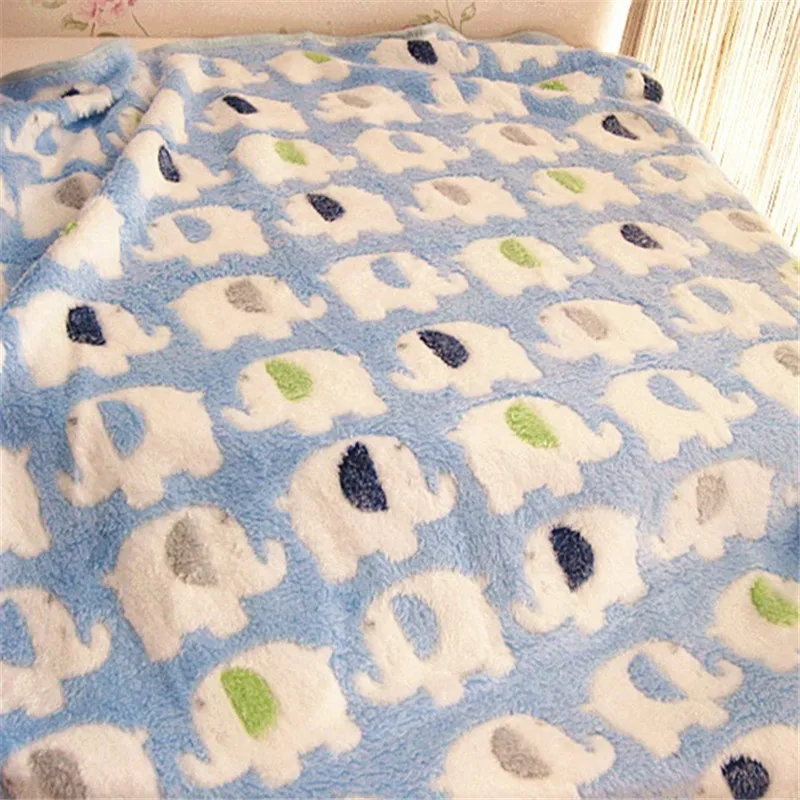 Детские Одеяла мультфильм слон плюшевые Игрушечные лошадки новорожденных