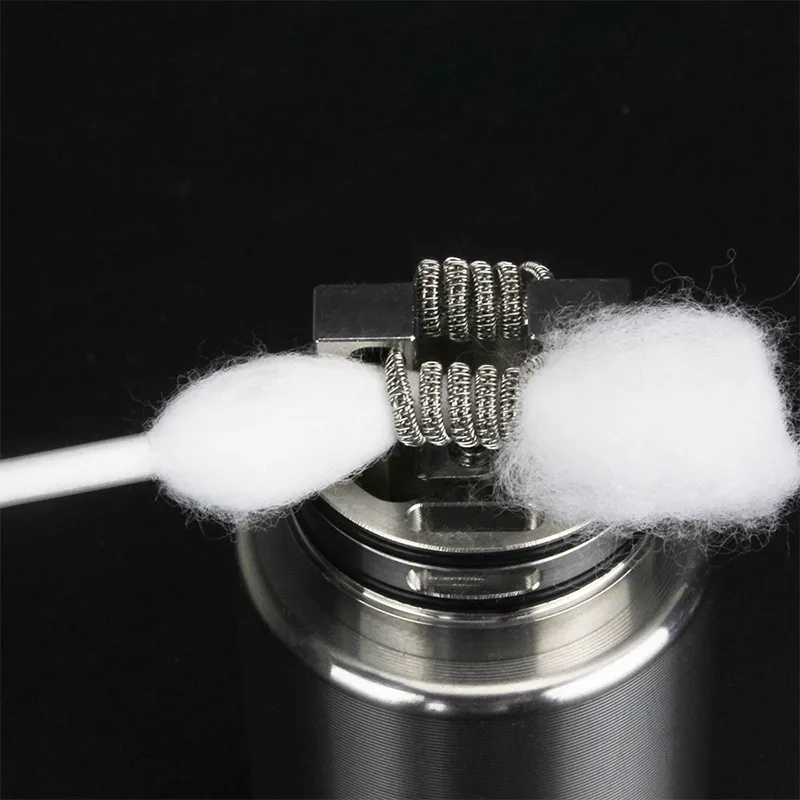 FIXFANS Vape органический бекон хлопок шнурки для RDA RBA атомайзер бак нагревательная катушка провода DIY инструмент аксессуары для электронных сигарет