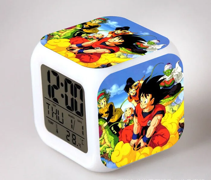 26 Аниме фигурки Dragon Ball z светодиодный цветной сенсорный светильник Супер Saiyan God супер Гоку Вегета будильник ПВХ Супер Figma детские игрушки - Цвет: 26