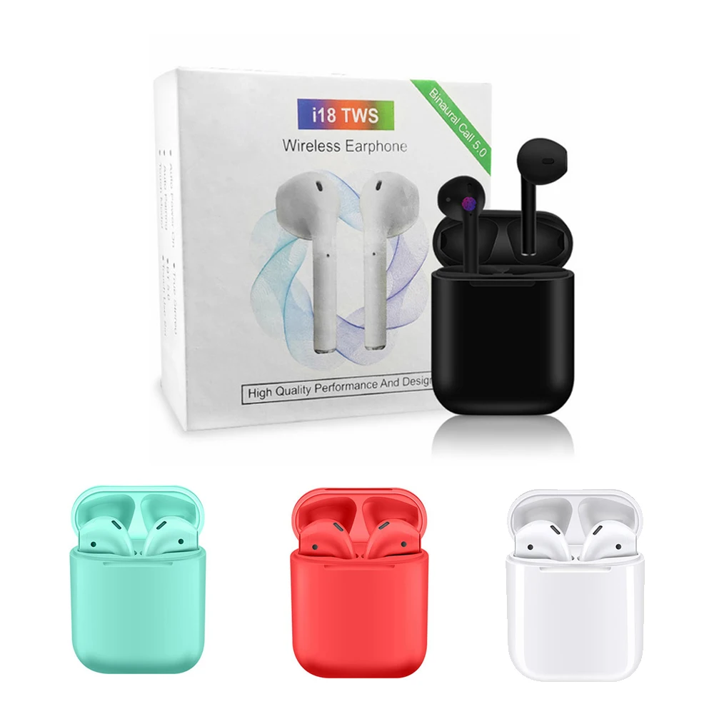 Youbina i18 pop-up TWS Earphpnes Touch mini Bluetooth 5,0 беспроводные наушники 1:1 для iPhone Android наушники