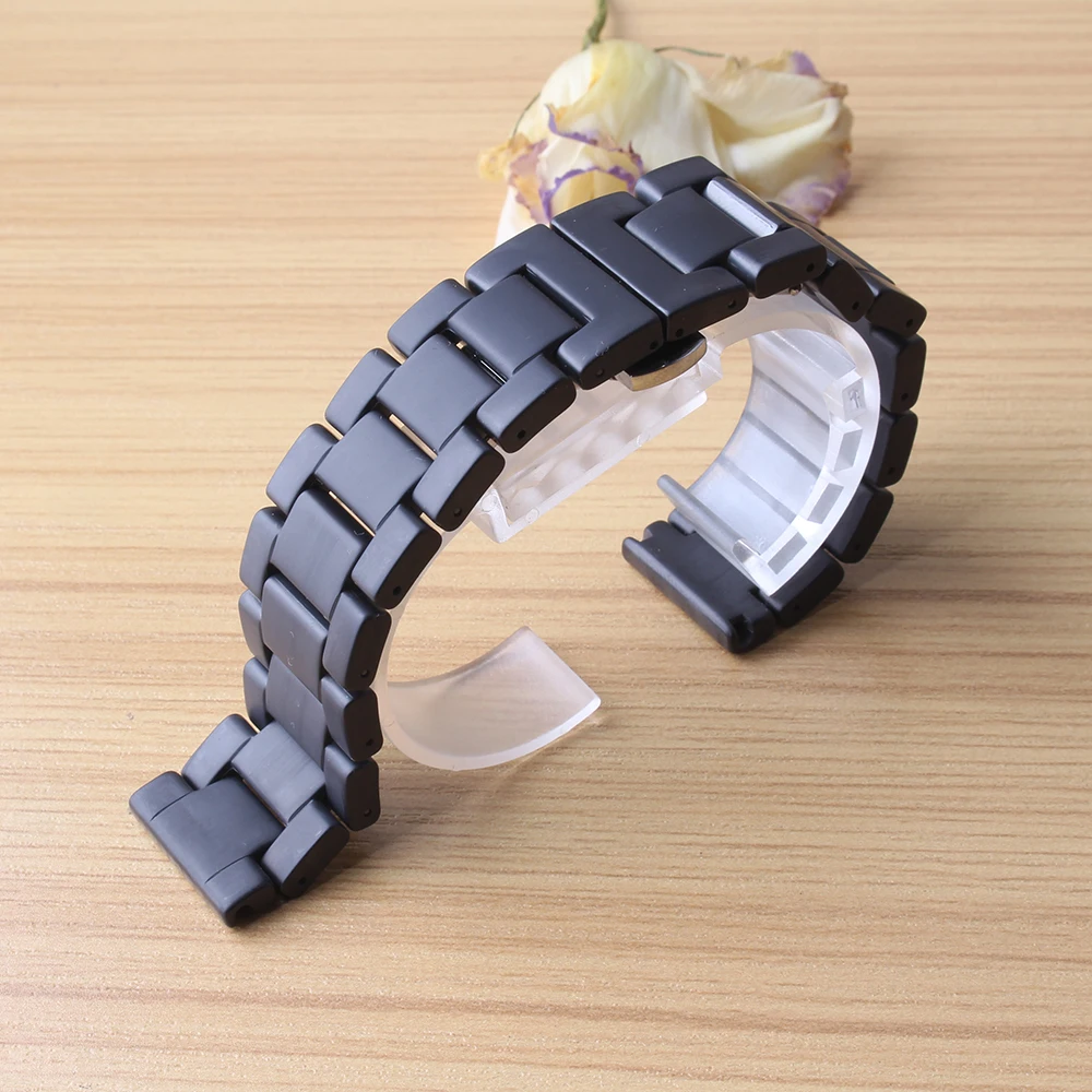 14 мм 16 18 20 22 Новый полированный матовый керамический ремешок для часов Samsung Gear S2 S3