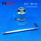 FitSain-3M 20T синхронная ширина колеса 10 мм отверстие шкива алюминиевого сплава 566.358 мм