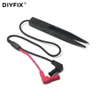 SMD SMT испытательные выводы, компоненты чипа LCR, инструмент для тестирования, мультиметр, тестер, зажим, измеритель, ручка, свинцовый зонд, пинцет, измеритель провода, конденсатор ручки