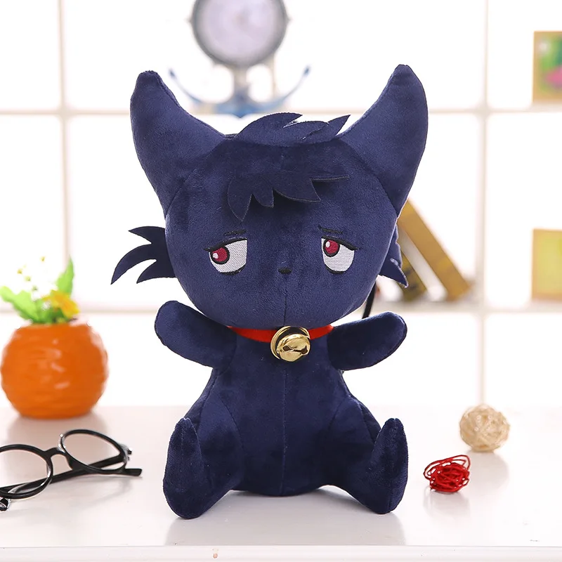 2017 аниме servamp Mahiru Shirota kuro плюшевые игрушки с черной кошкой Мультяшные куклы для