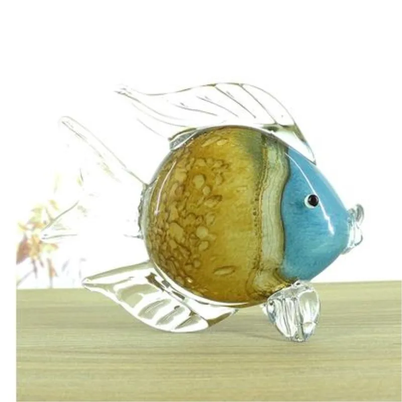 

Glass fish crafts decoration, home creative modern desktop decorations