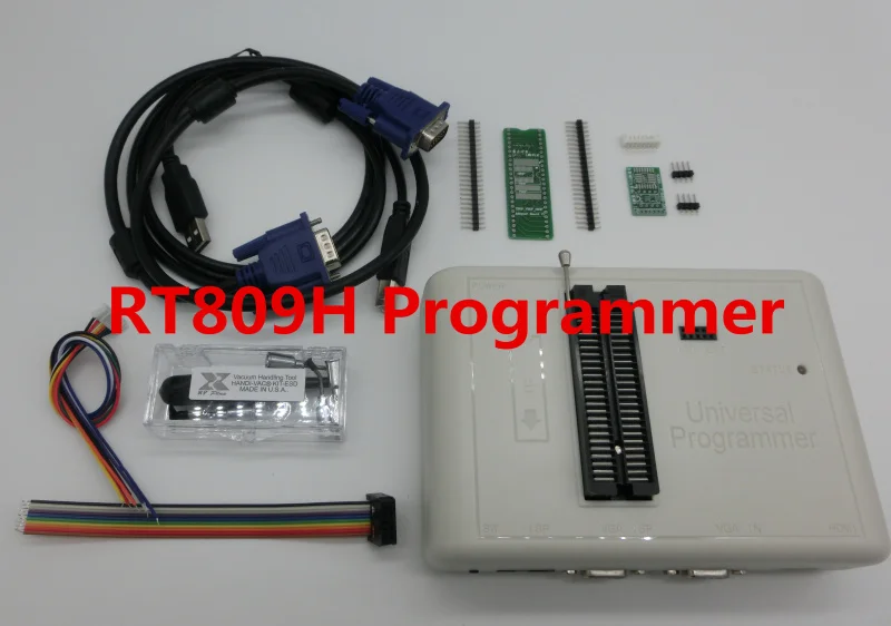 RT809H Programmer RT809H emmc-nand программист TSOP56 TSOP48 кабель EDID ISP Header01 VGA HDMI BGA63 BGA64 BGA169 - Цвет: RT809H Programmer