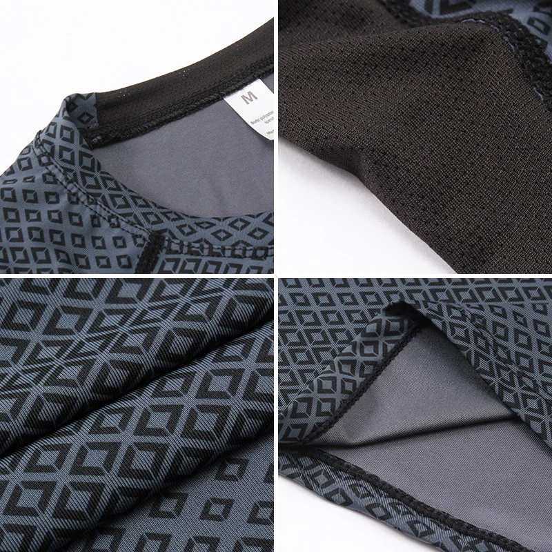 Новая быстросохнущая дышащая спортивная рубашка для тренажерного зала мужские