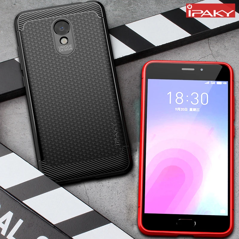 IPaky чехол для Meizu M6 роскошный противоударный Coque Note силиконовый нескользящий