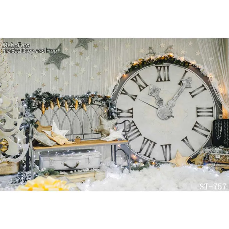 

Thin Vinyl photography cloth Computer Printed Children Photography backdrops Christmas Theme Background for Photo studio ST-757
