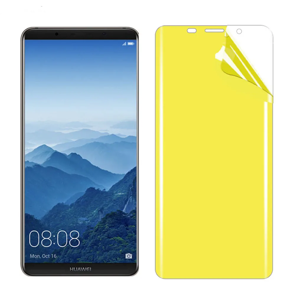 

ТПУ Мягкая изогнутая Защитная пленка для Huawei Mate 20 Pro Nano и Huawei mate 20 lite (без стекла) Полная защита экрана