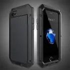 Противоударный водонепроницаемый металлический чехол для iPhone 13, 12, 11 Pro, XS, XR, X, 7, 8 plus, защитный чехол из сплава металла + защитное стекло Gorilla