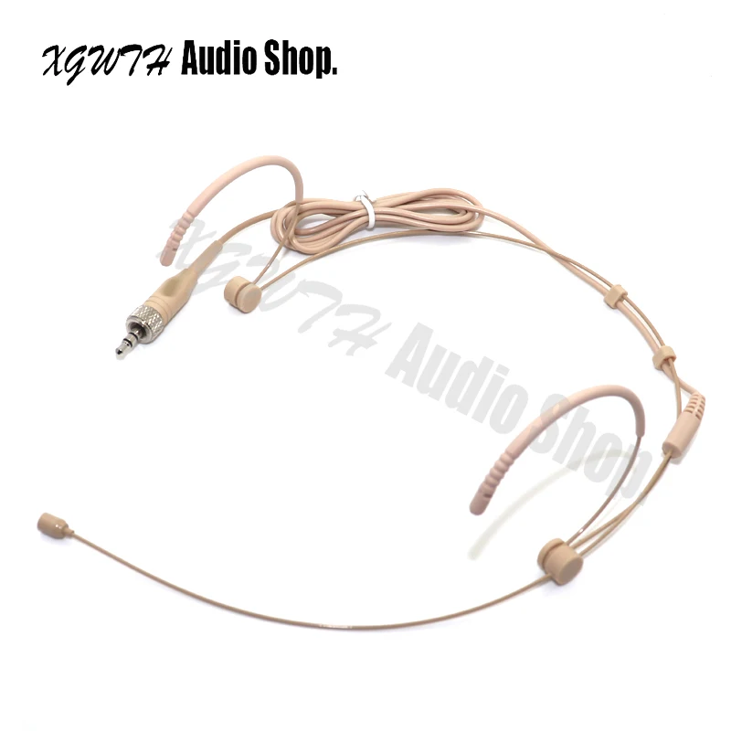 

Mini Portable Headset Microphone Condenser Mic For Sennheiser Wireless Bodypack Transmitter Interview Speech Sing Recording