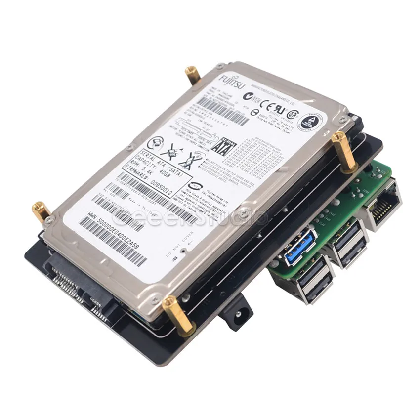 Raspberry Pi X820 V3.0 2 5 дюйма SATA HDD/SSD Плата расширения для 3 B + (Plus) / B|pi 3|sata hdd/ssdboard board |
