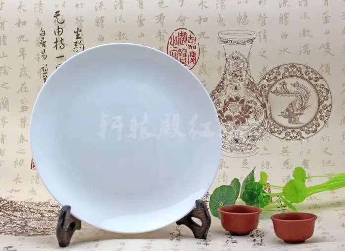 Оптовая продажа фарфоровая полка для посуды из красного дерева выкладки