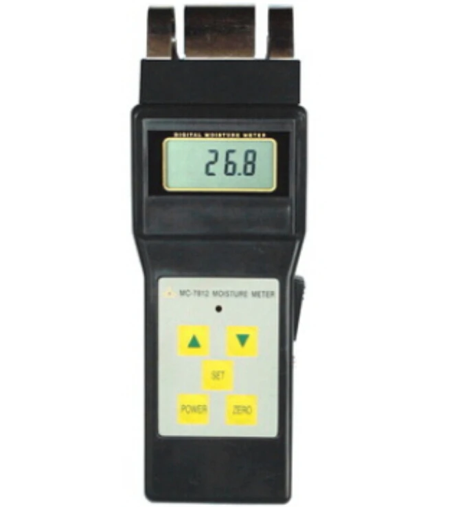 

Multifunctional Inductive Moisture Meter For Wood Tobacco, Cotton Paper, Building, Soil and Other Fibre Materials 0-80%