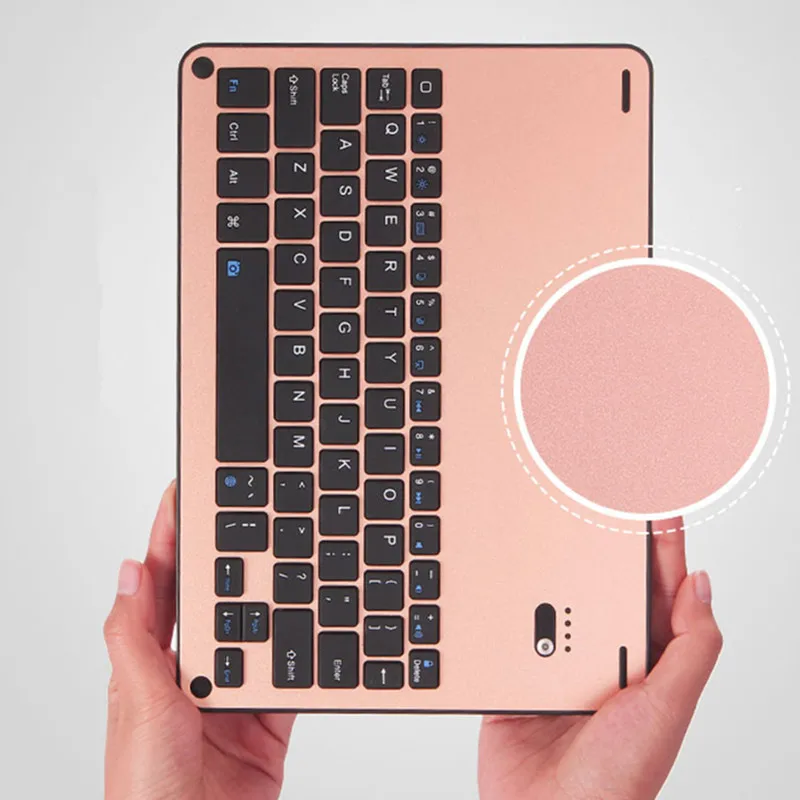 Кожаный чехол для iPad mini 5 с клавиатурой Bluetooth металлическая смарт клавиатура