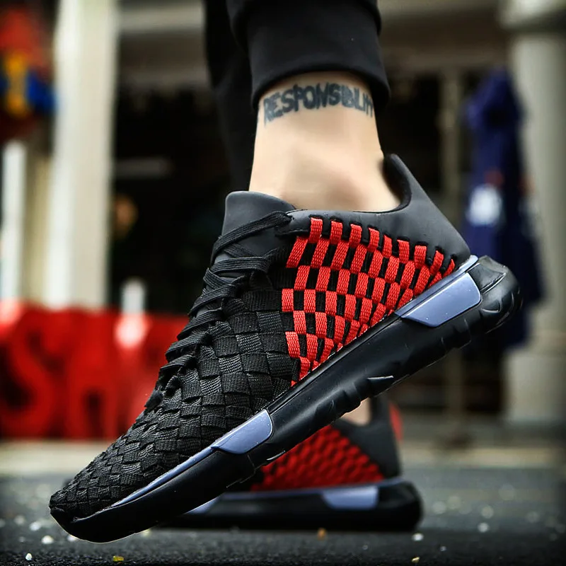 Для мужчин Спортивная обувь 2018 на платформе мужской стабильность Фитнес ткань
