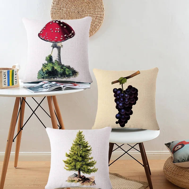 Мода в Стиле Кантри С Фруктовым и Цветочным Чехлы Хлопок Белье Чистый Свежий