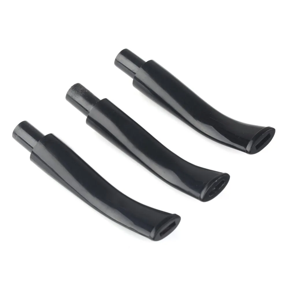 Новый 3 x Эбонит вулканизаты мундштук стволовых для табака курительная труба GZ04|for