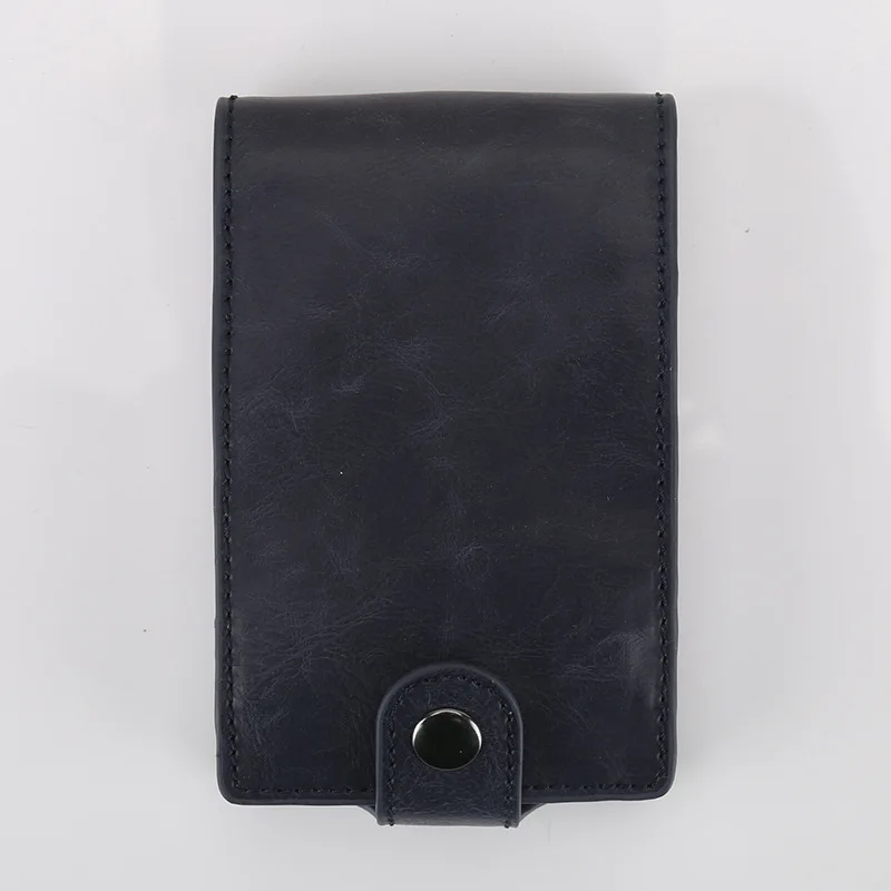 Новый держатель для кредитных карт мужчин и женщин кожаный Мужская алюминиевая