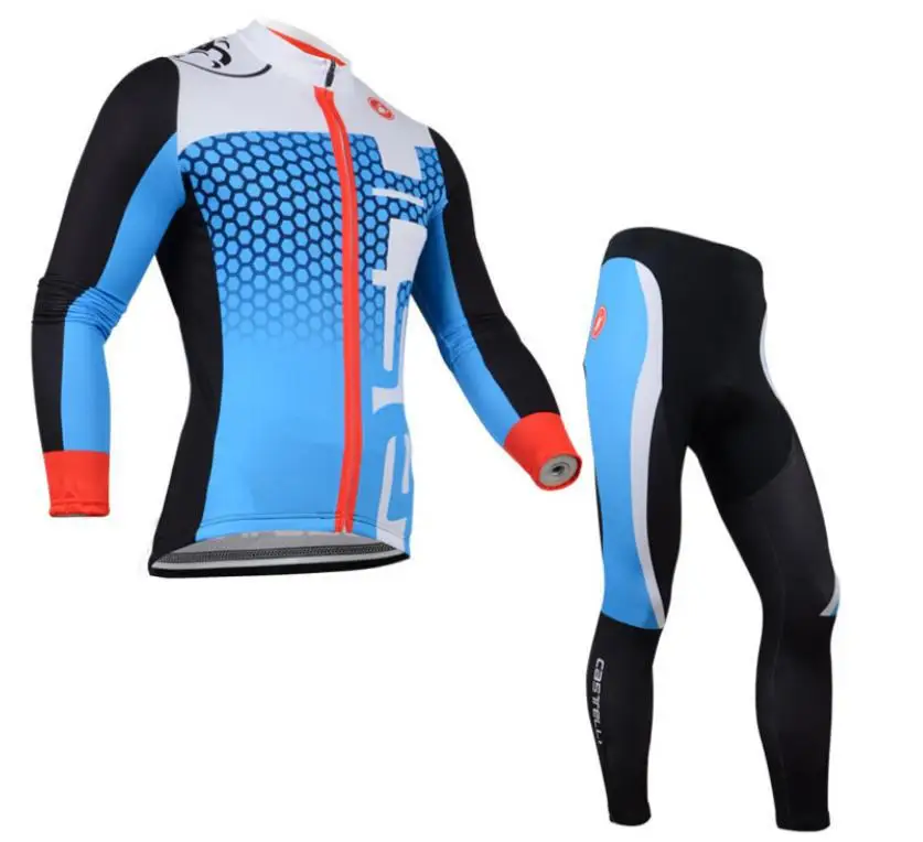 С длинными рукавами зимой термоциклирование джерси одежда / Ropa Ciclismo Invierno