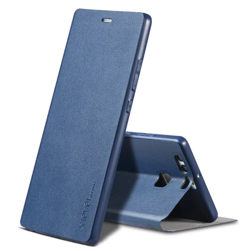 X Level Роскошный деловой стиль из искусственной кожи чехол для huawei P9 флип EVA L09 Dual SIM