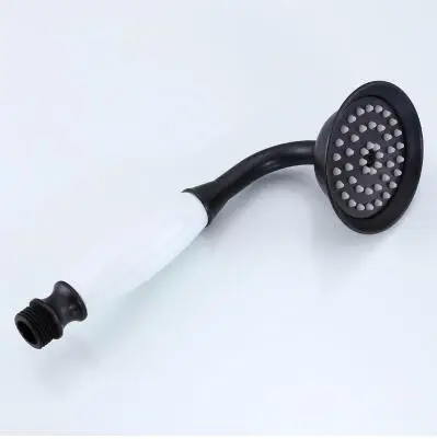 hand shower Бронза нефти щебня квадратный Насадки для душа ручной душ стороны держатель для душа - Цвет: hand shower