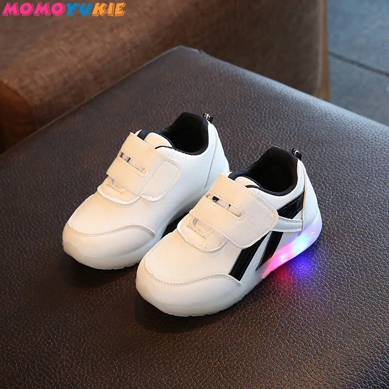 

fashionable baby kids shoes for boys girls children's shoes sneakers tenis infantil glowing sneakers led light child girl shoe