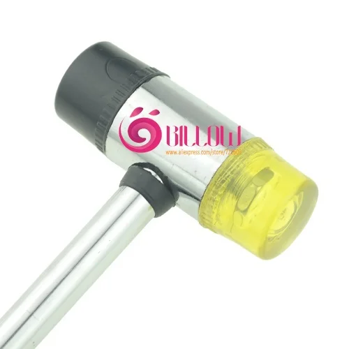 1pieice/lot rawhide rubber head hammer power reduced multi-purpose for jewelry DIY tools sledge work B1993 Дом и сад