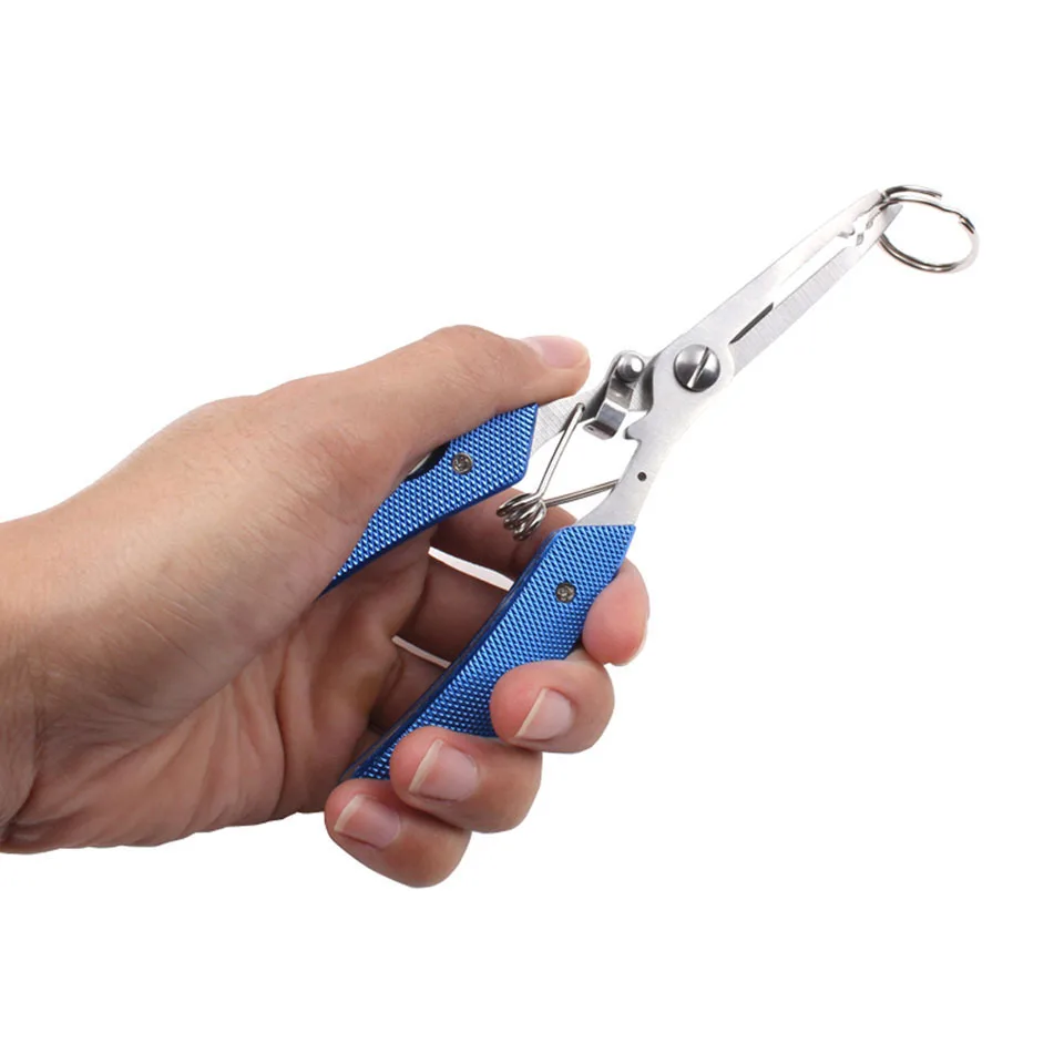 Рыболовные плоскогубцы из авиационного алюминия резаки с разделенными кольцами