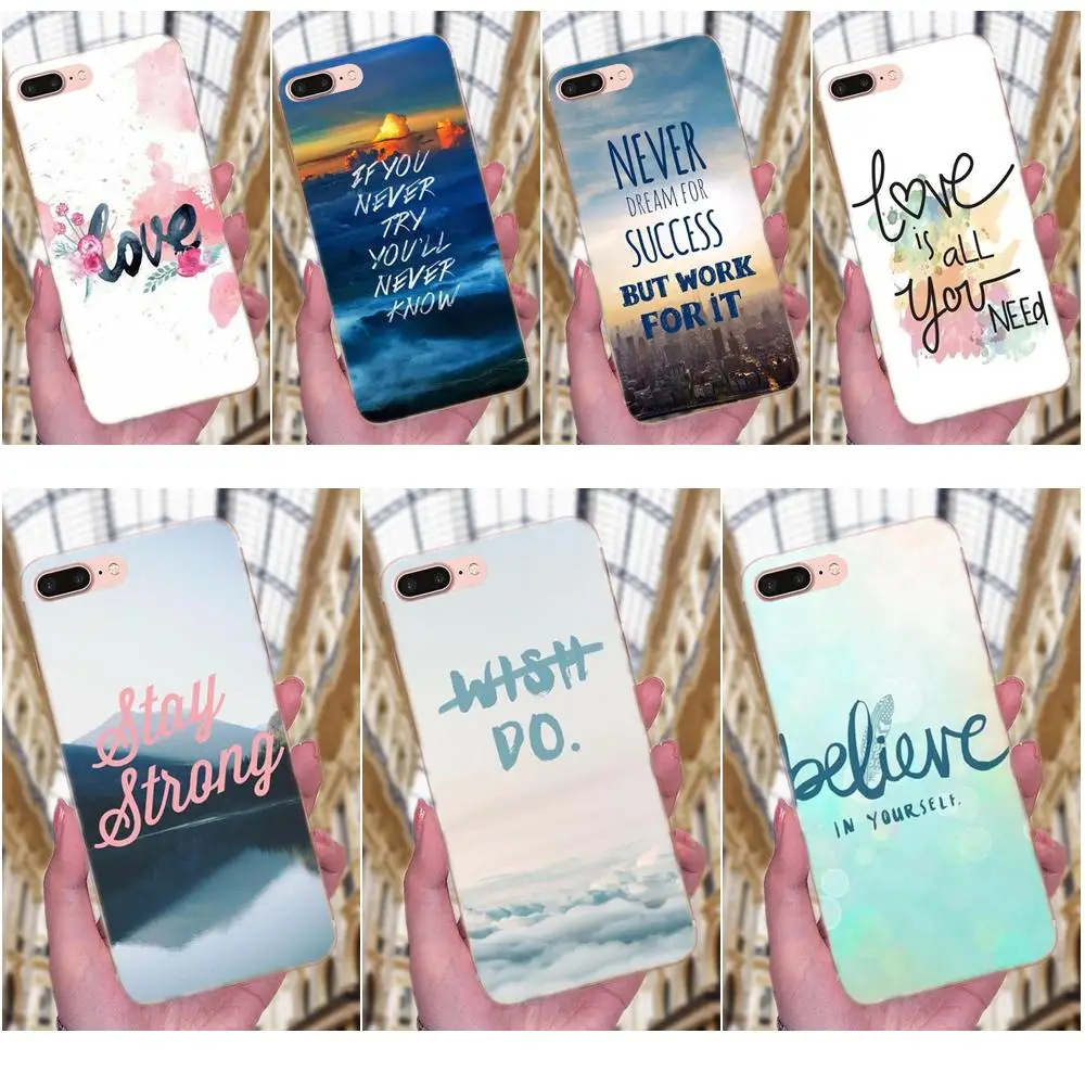 Вдохновляющие мотивационные цитаты о любви для Huawei Honor 4C 5A 5C 5X 6 6C 6A 6X 7 7X 8 9 V8 V10 Y3II Y5II