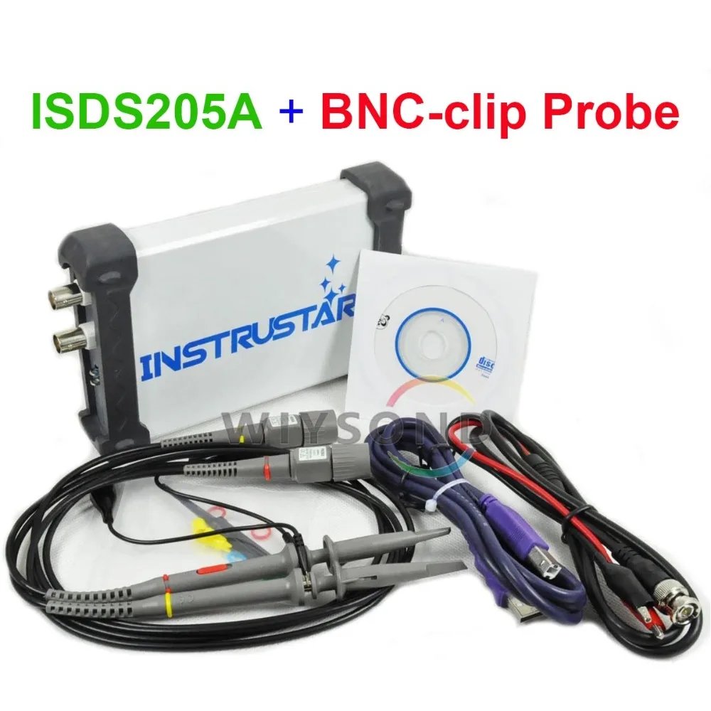 O037 INSTRUSTAR 3 в 1 Функция ISDS205A 2CH 20 МГц 48MSa/s частота дискретизации анализатор БПФ +