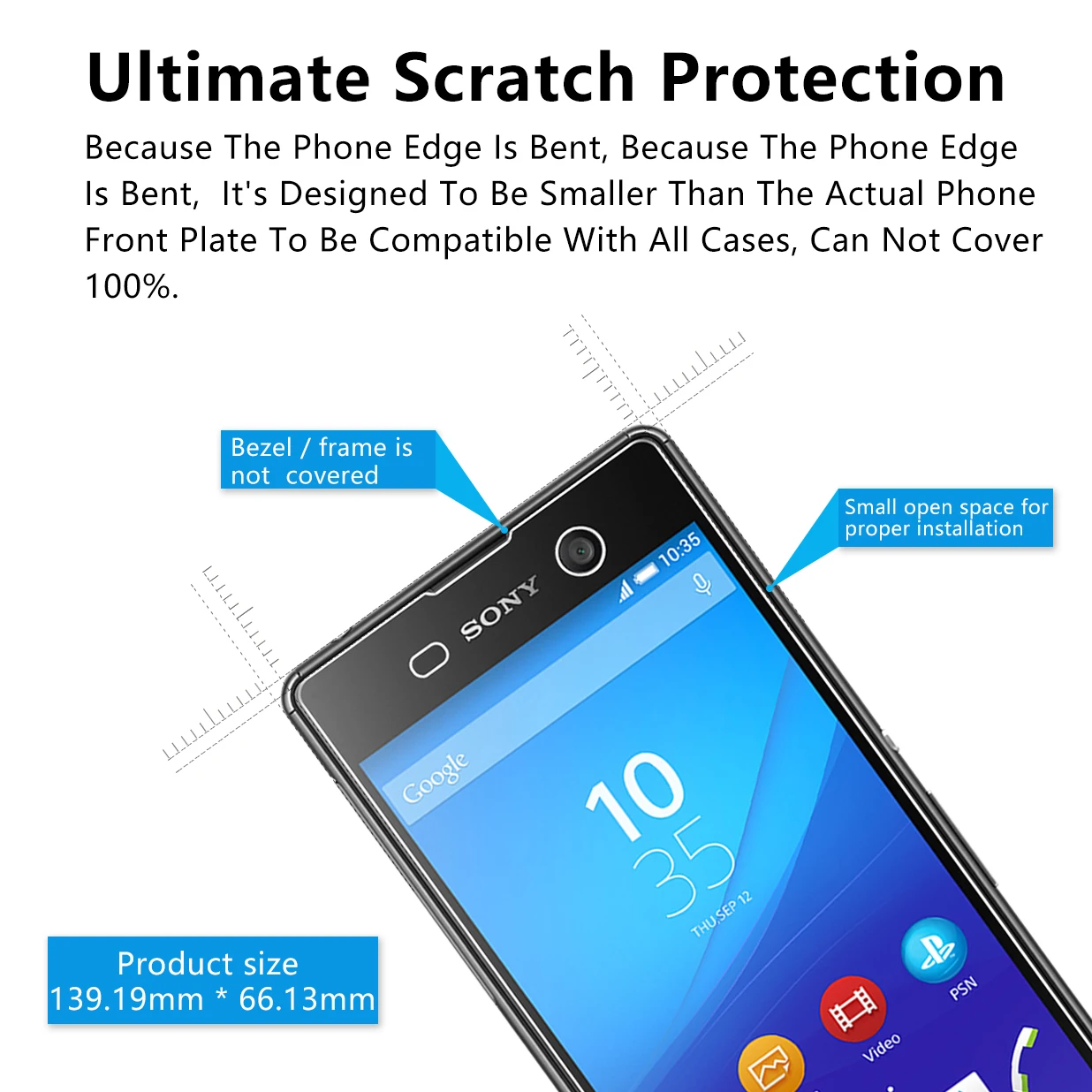 2.5D 0 26 мм 9H Премиум Закаленное стекло для Sony Xperia M5 E5603 защита экрана закаленная