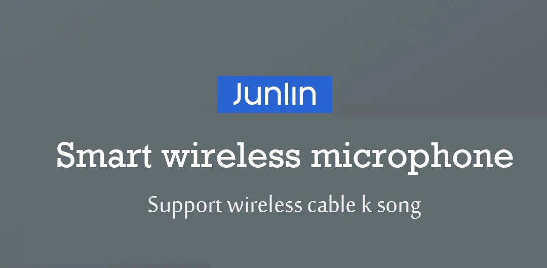 Xiaomi Youpin JUNLIN умный беспроводной и проводной микрофон интеллектуальное шумоподавление прочный режим ожидания широко используется