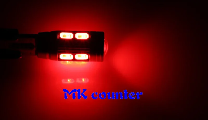 50X 12v Светодиодный светильник для автомобилей t10 10smd лампы 5630 5730 с объективом 10 smd