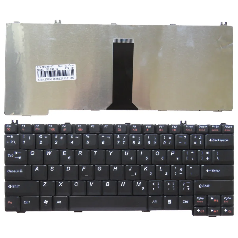 Испанская клавиатура для ноутбука Lenovo f41 F31G Y510A F41G G430 G450 3000 C100 C200 C460 C466 Y330 Y430 F41A