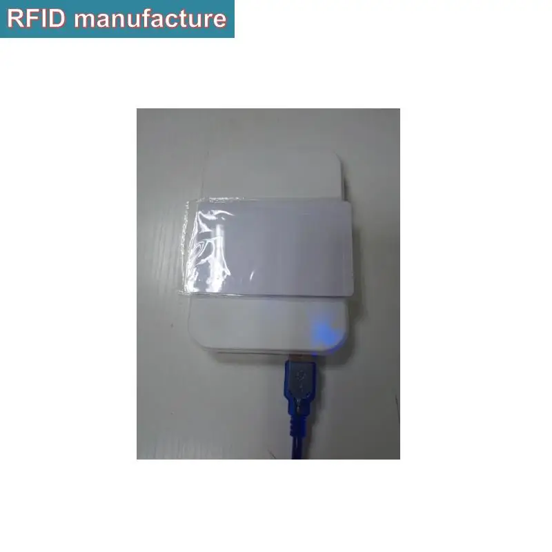 Встроенная 0dbi круговая поляризованная uhf rfid антенна usb Настольный UHF RFID ридер