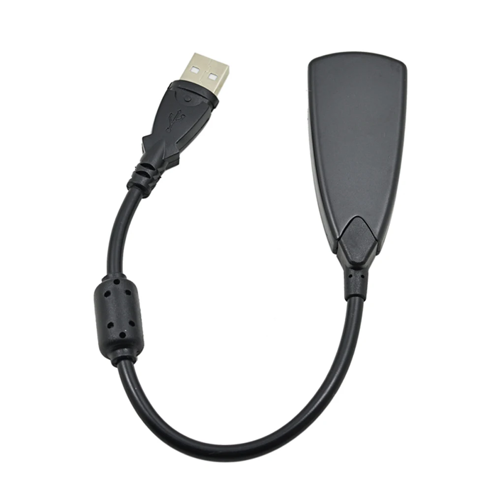 JZYuan 5HV2 Внешняя USB 2 0 Звуковая карта 7 1 канальный адаптер в 3D Виртуальная Аудио