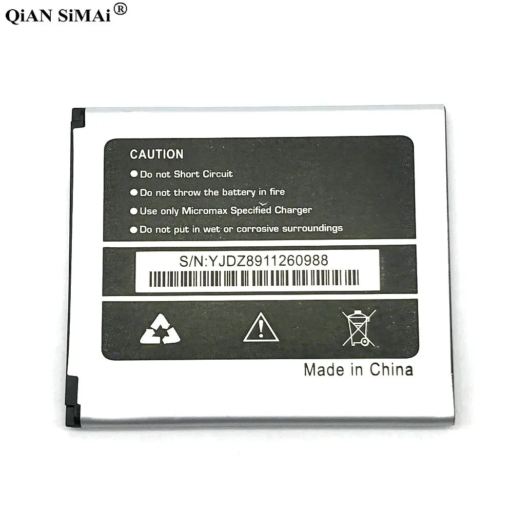 Новый высококачественный аккумулятор 2000 мАч для телефона Micromax Q340 A114 A92 A106 A115 A116 A117