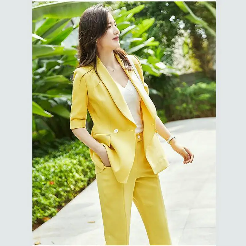 Женские офисные костюмы одежда бордового цвета женские деловые смокинги ручной