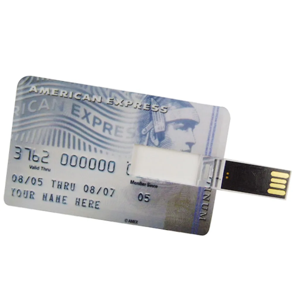 100% Реальная Емкость Формы Кредитной Карточки Cle USB Flash Drive 128 М 256 512 1 ГБ 2 2.0 Memory Stick 32 U