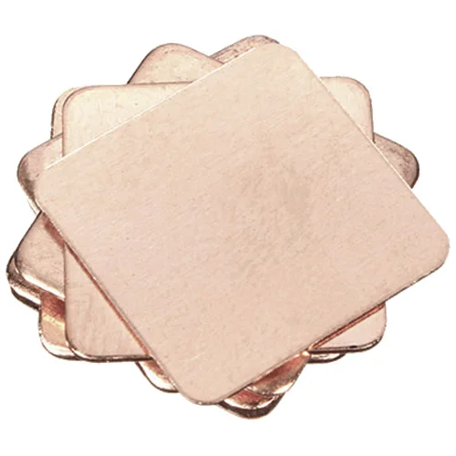 

6pcs sink Thermal Copper buffer Shim PR Laptop GPU CPU 15mmx15mm