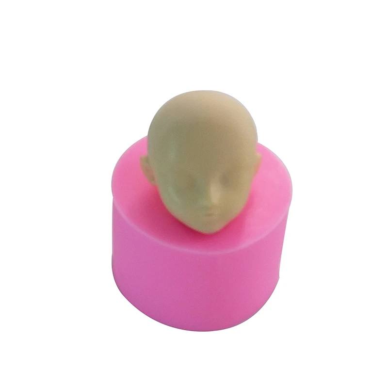 Силиконовая форма с изображением лица мальчика для помадки инструменты