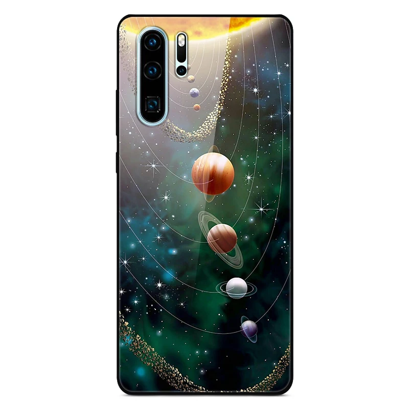 Чехол для Huawei P30 Pro Lite жесткие телефонные чехлы из закаленного стекла P20 P20Pro чехол