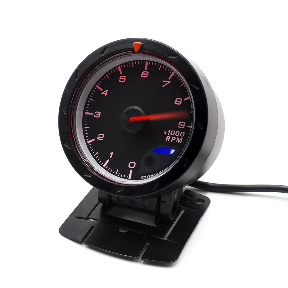 Cnspeed 60 мм автомобилей Тахометр Датчик черный Уход за кожей лица красный/белый
