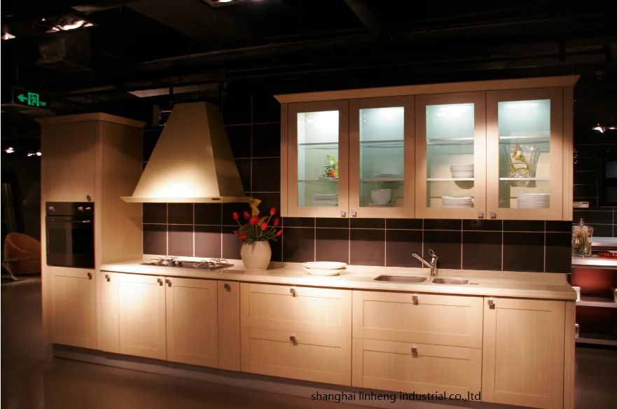 

PVC/vinyl kitchen cabinet(LH-PV014)