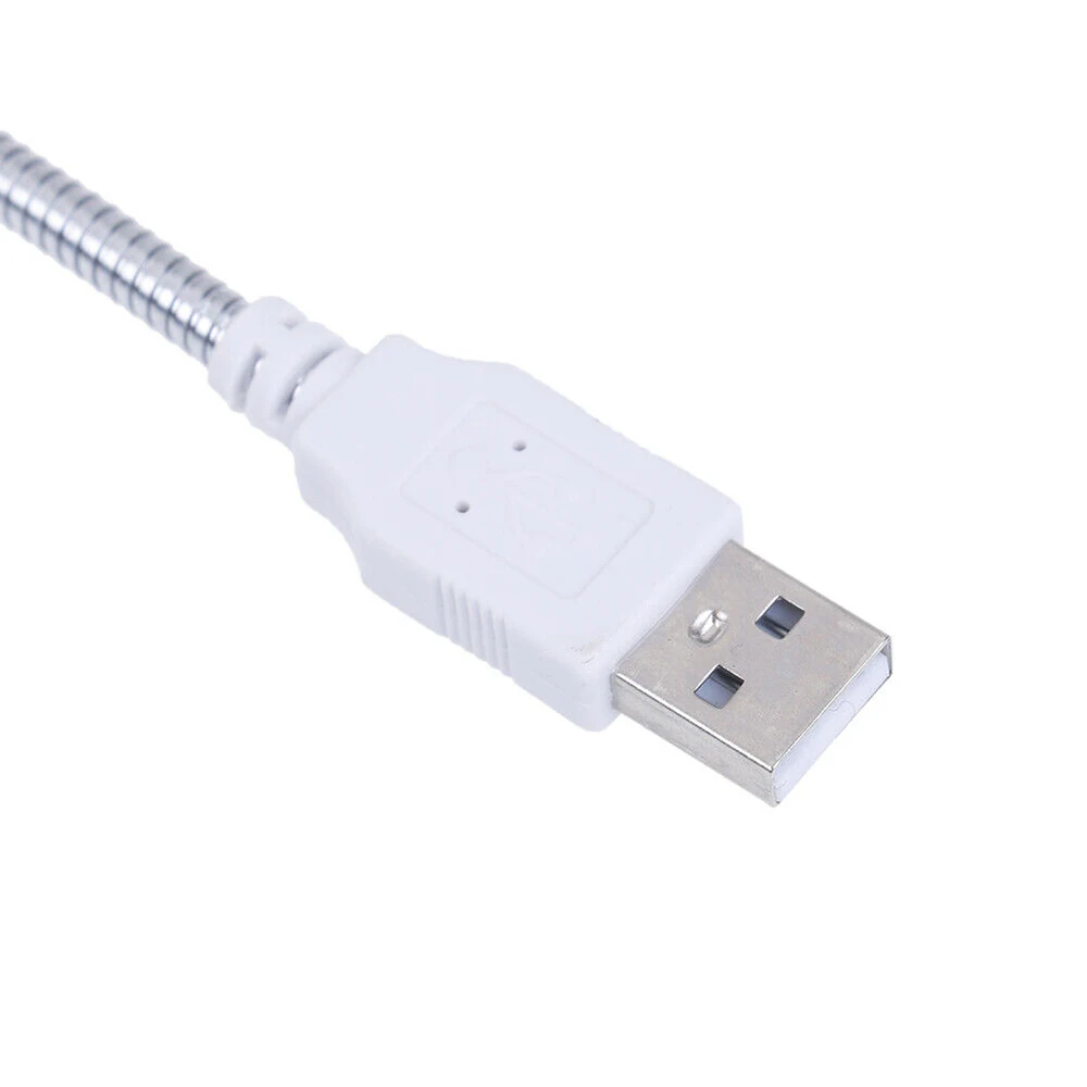 Портативный USB СВЕТОДИОДНЫЙ книжный светильник, металлический шланг, защита глаз, одна лампа, Дополнительный внешний аккумулятор для ноутбука, usb лампы, светодиодная лампа для чтения, лампа для книг