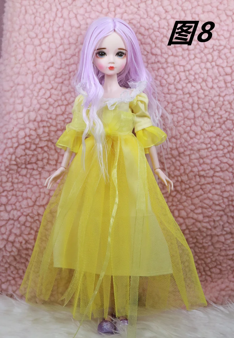Дешевые blyth BJD кукла Косметика diy 29 см высокий подарок кукла с одеждой