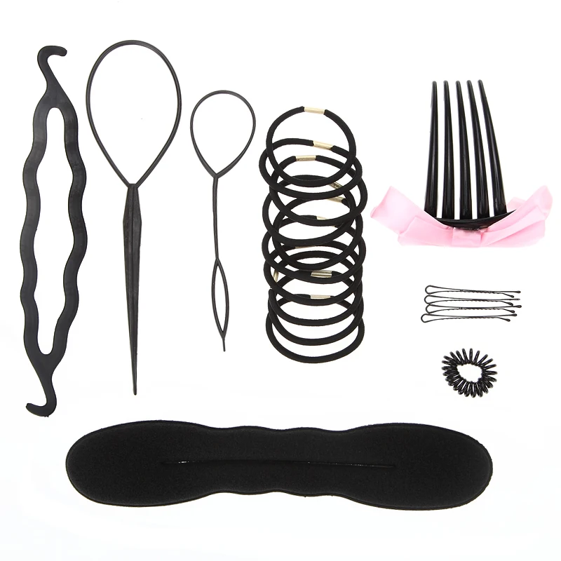 8 шт./компл. различные виды Шнуровых Инструменты Magic губчатый спонж зажимы для